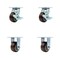 Service Caster Tool Box Caster Wheel Set 4'' Maroon Polyurethane Swivel Casters, 4PK TOOL-SCC-30CS420-PPUR-TLB-2-R-2 - alternate 1
